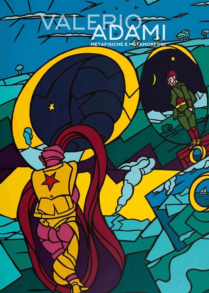 Valerio Adami Exhibitions Catalogue, metafisiche e metamorfosi
