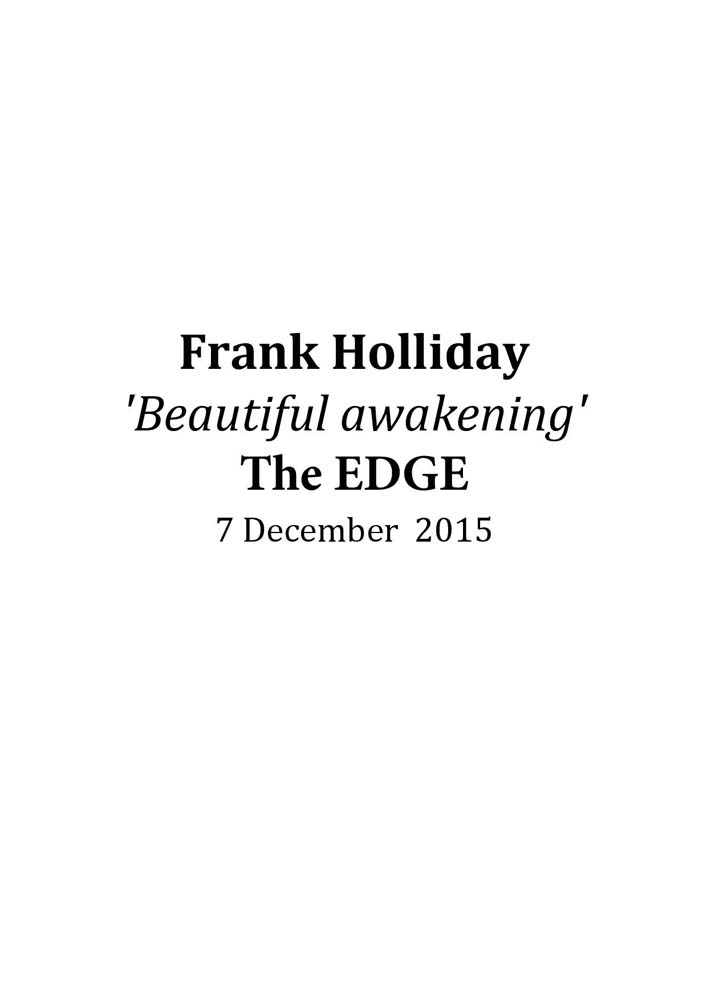 Frank Holliday - Media Coverage - PRESS