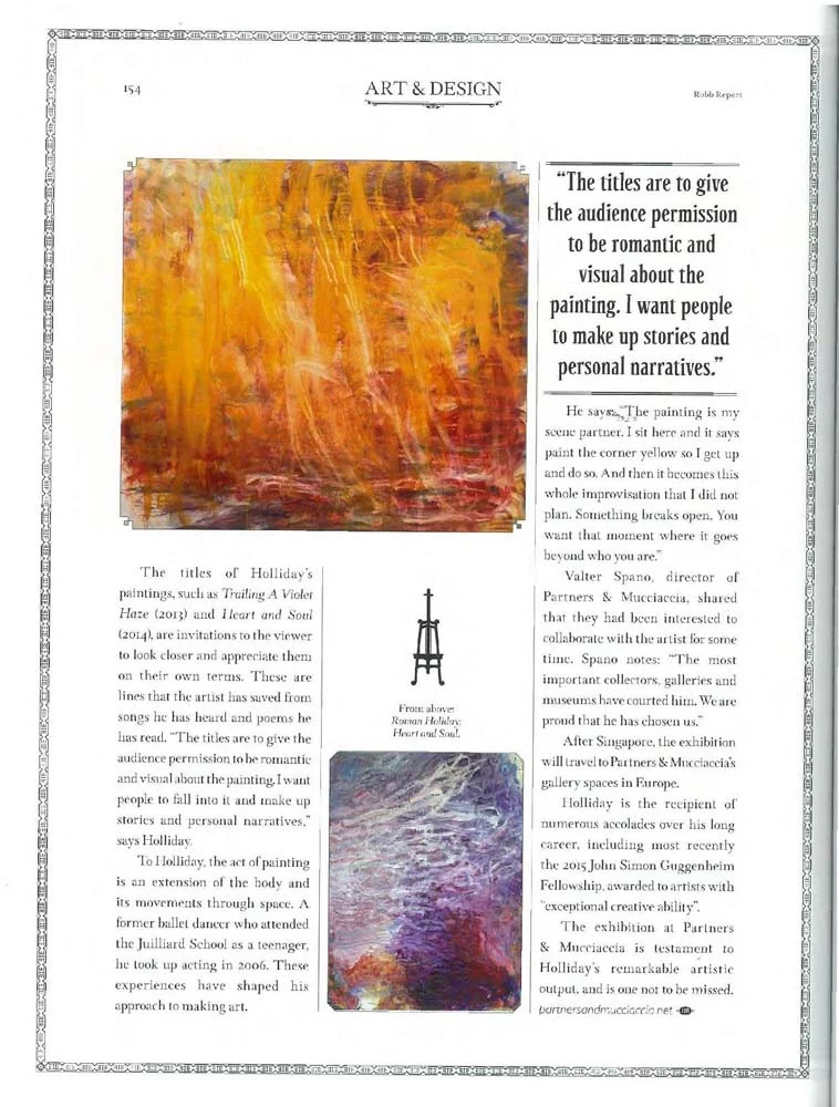 Frank Holliday - Media Coverage - PRESS