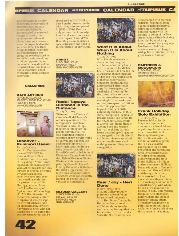 Frank Holliday - Media Coverage - PRESS