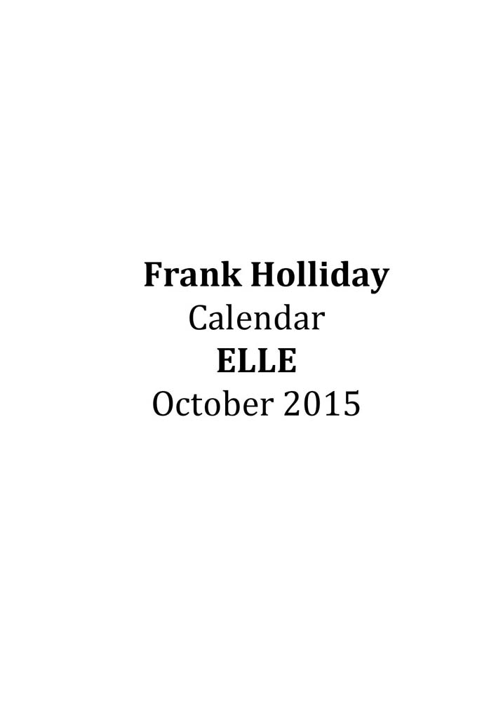 Frank Holliday - Media Coverage - PRESS