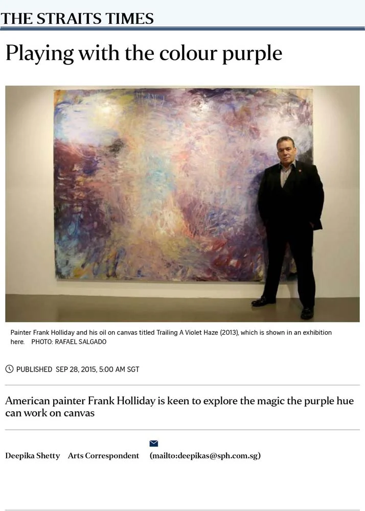 Frank Holliday - Media Coverage - PRESS