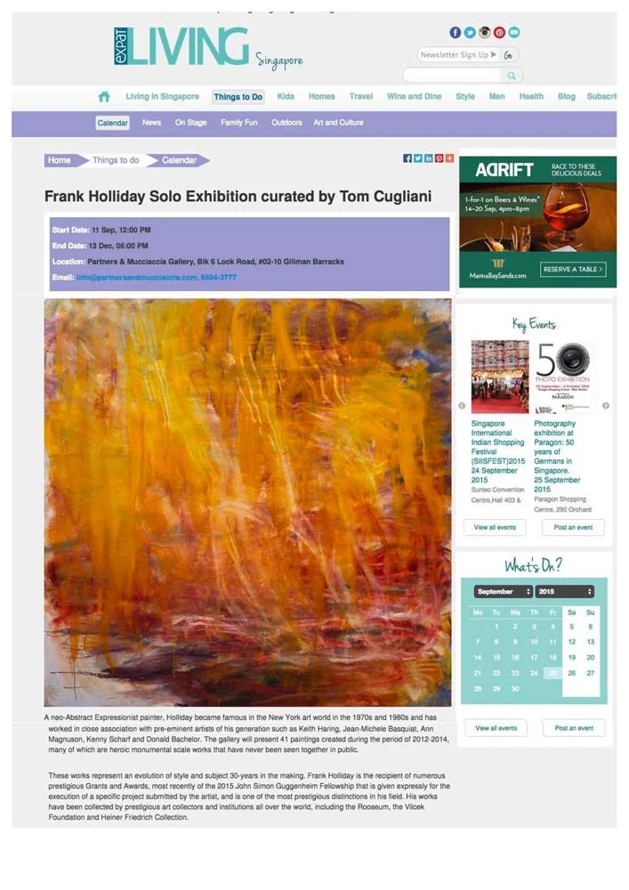 Frank Holliday - Media Coverage - PRESS