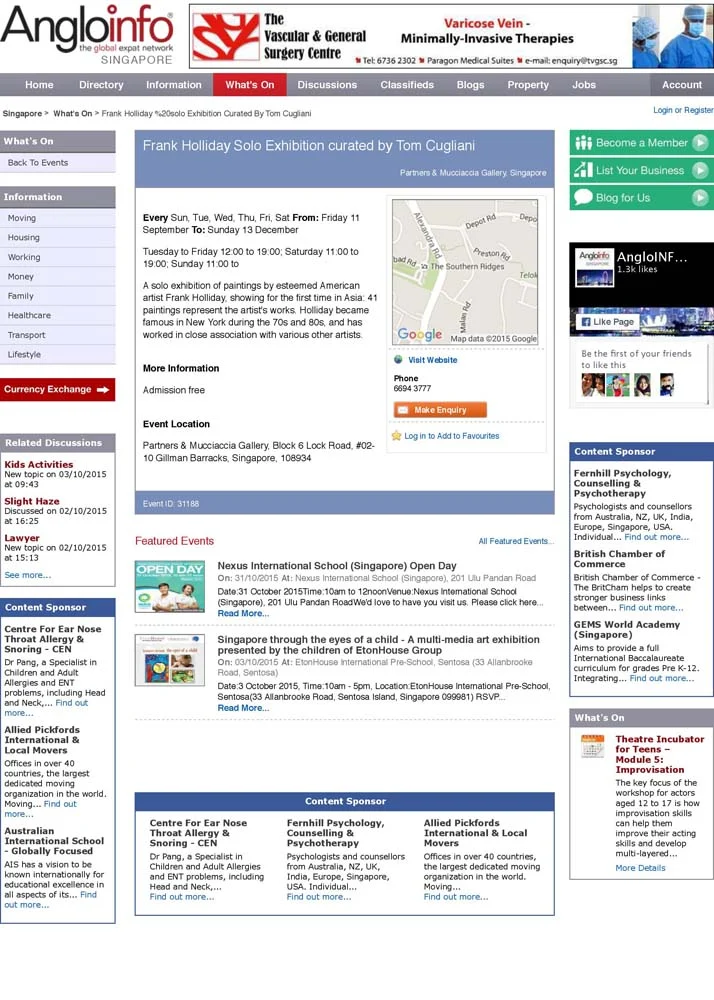 Frank Holliday - Media Coverage - PRESS