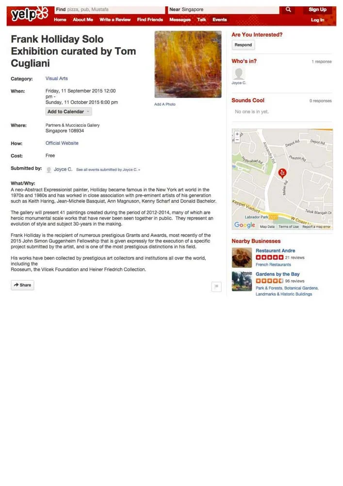 Frank Holliday - Media Coverage - PRESS