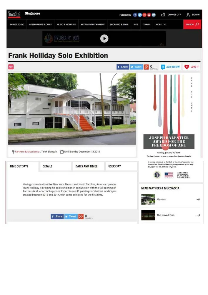 Frank Holliday - Media Coverage - PRESS