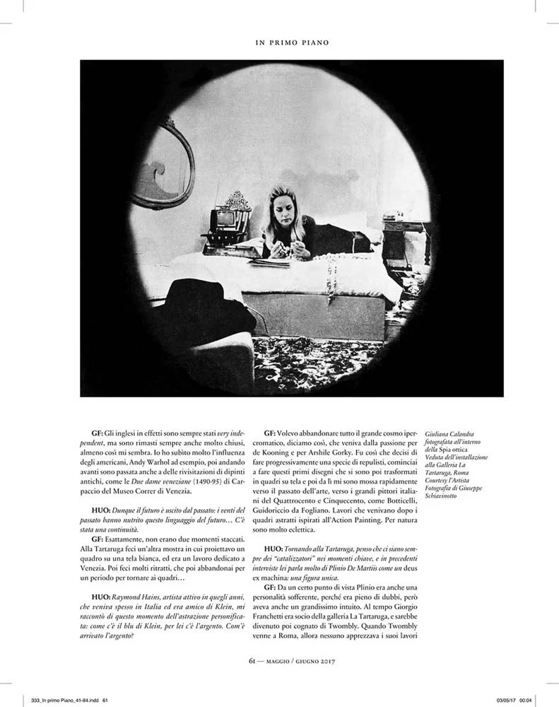 Giosetta Fioroni | Silver Years, PRESS