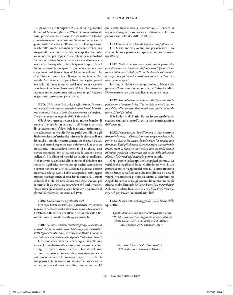 Giosetta Fioroni | Silver Years, PRESS