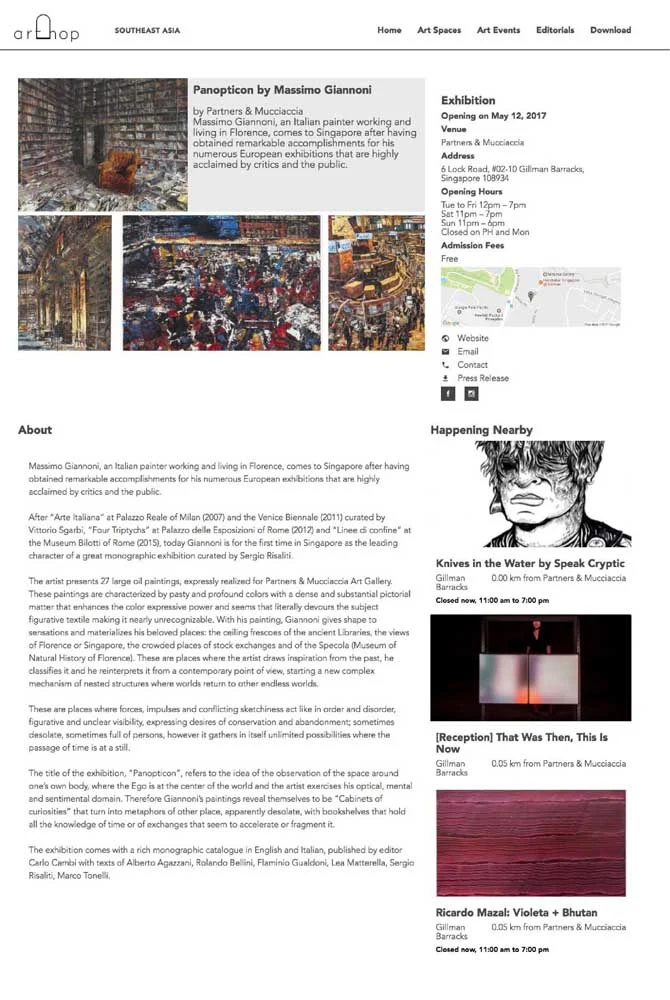 Massimo Giannoni | Panopticon - PRESS