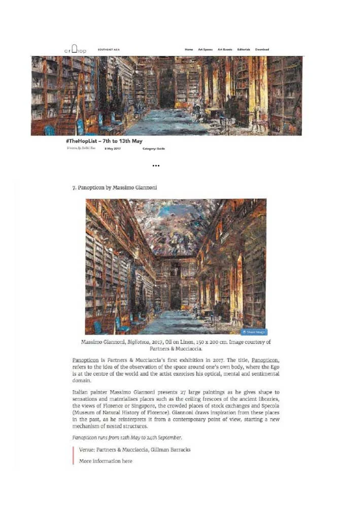 Massimo Giannoni | Panopticon - PRESS