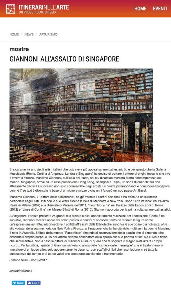 Massimo Giannoni | Panopticon - PRESS