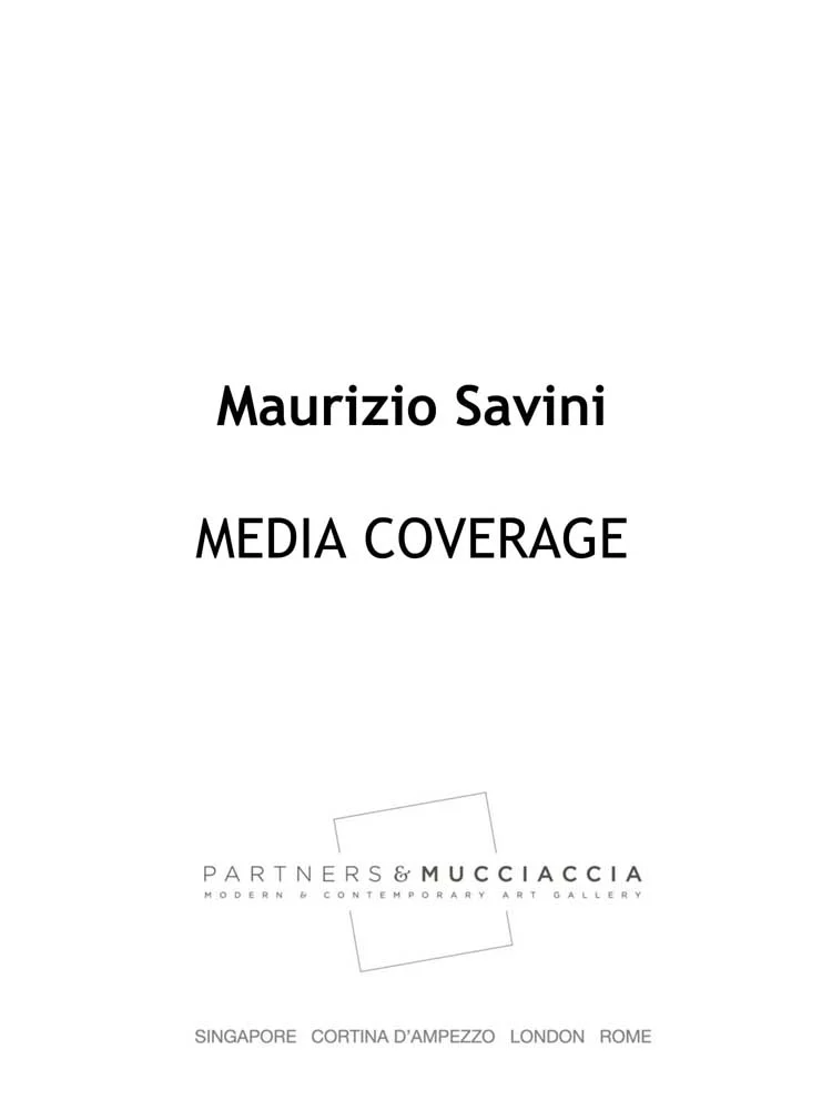 Maurizio Savini | Forbidden world - PRESS