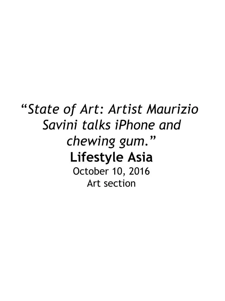 Maurizio Savini | Forbidden world - PRESS