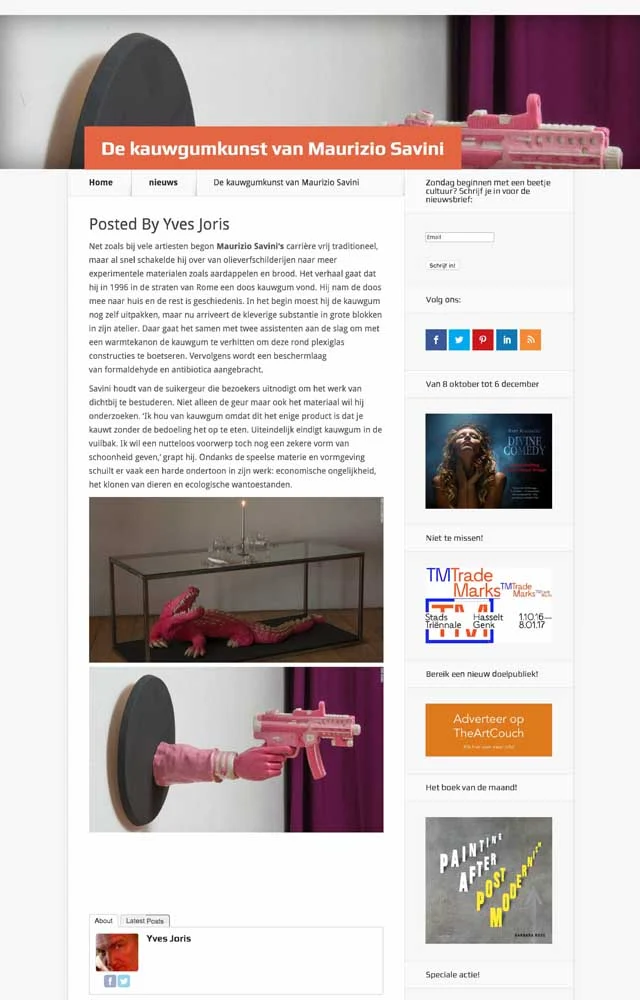 Maurizio Savini | Forbidden world - PRESS