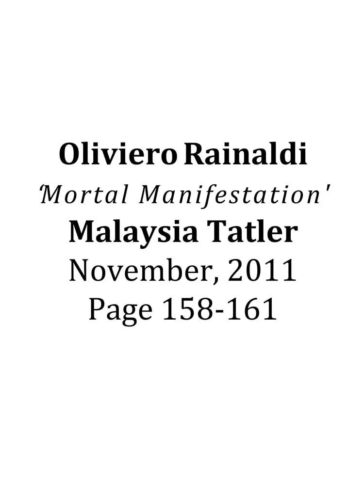 Oliviero Rainaldi | Works 2003 - 2013