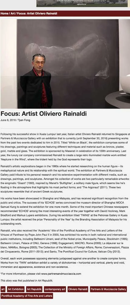 Oliviero Rainaldi | Works 2003 - 2013