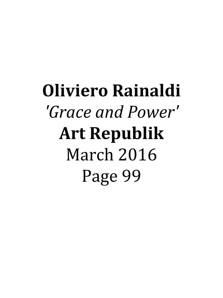 Oliviero Rainaldi | Works 2003 - 2013