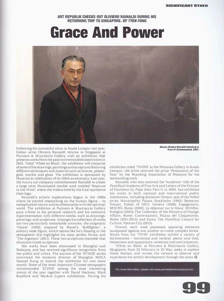 Oliviero Rainaldi | Works 2003 - 2013