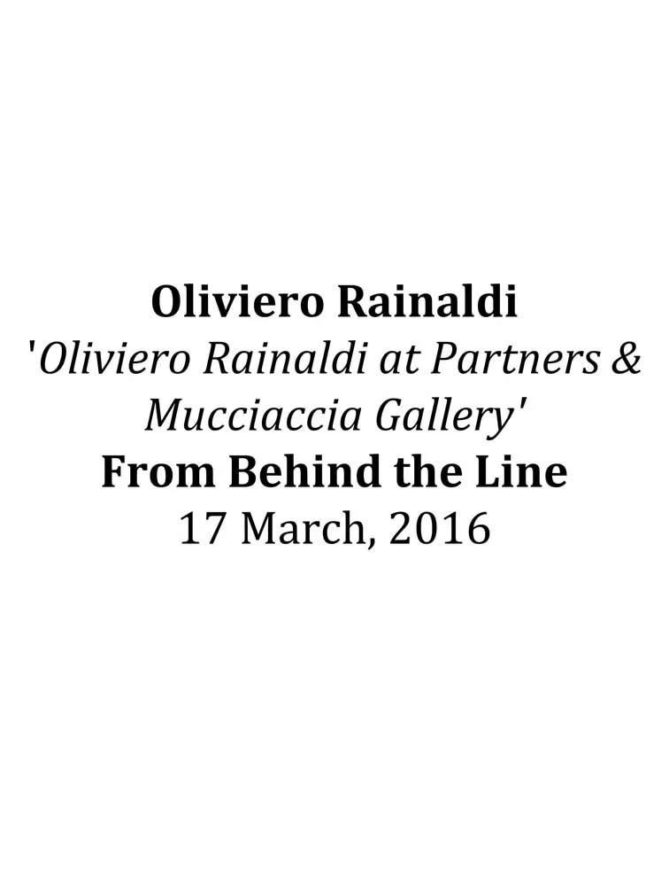 Oliviero Rainaldi | Works 2003 - 2013