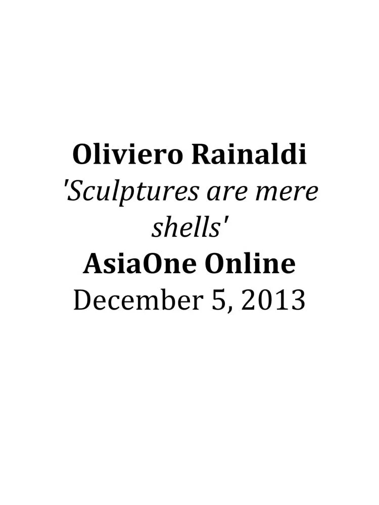 Oliviero Rainaldi | Works 2003 - 2013