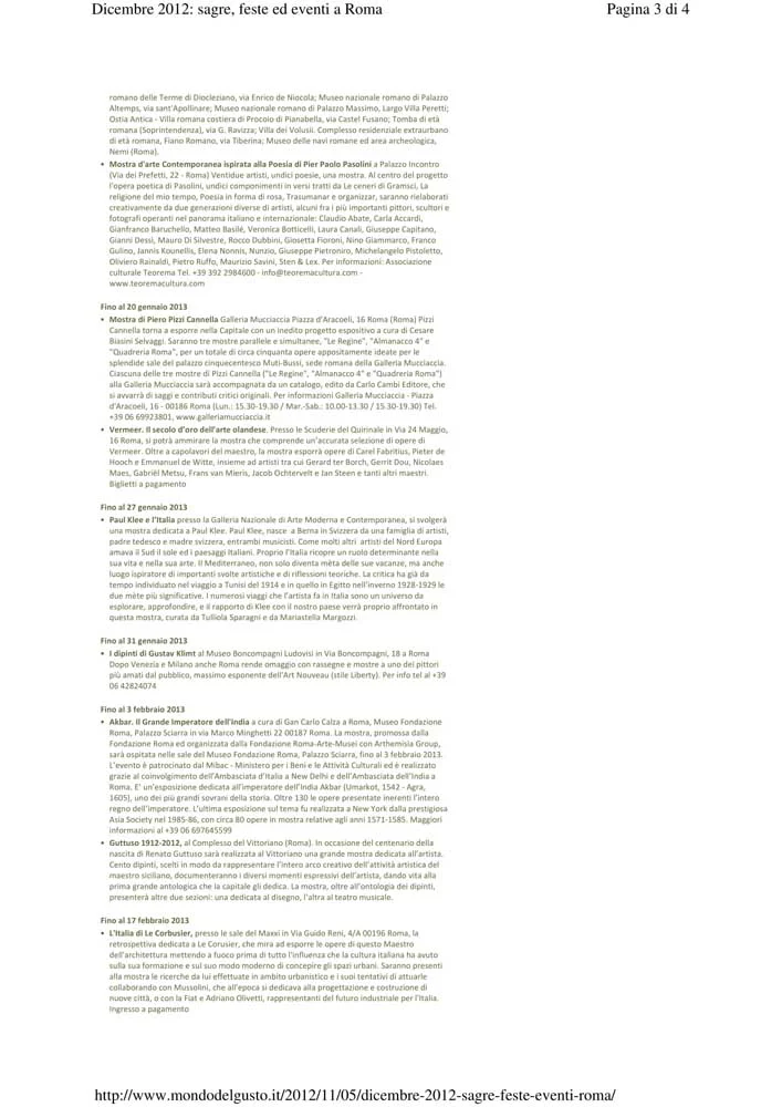 Piero Pizzi Cannella, Galleria Mucciaccia, Roma 2012