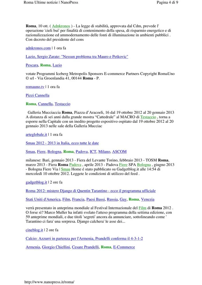 Piero Pizzi Cannella, Galleria Mucciaccia, Roma 2012