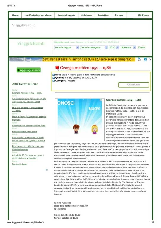 Press - Georges Mathieu | 1952