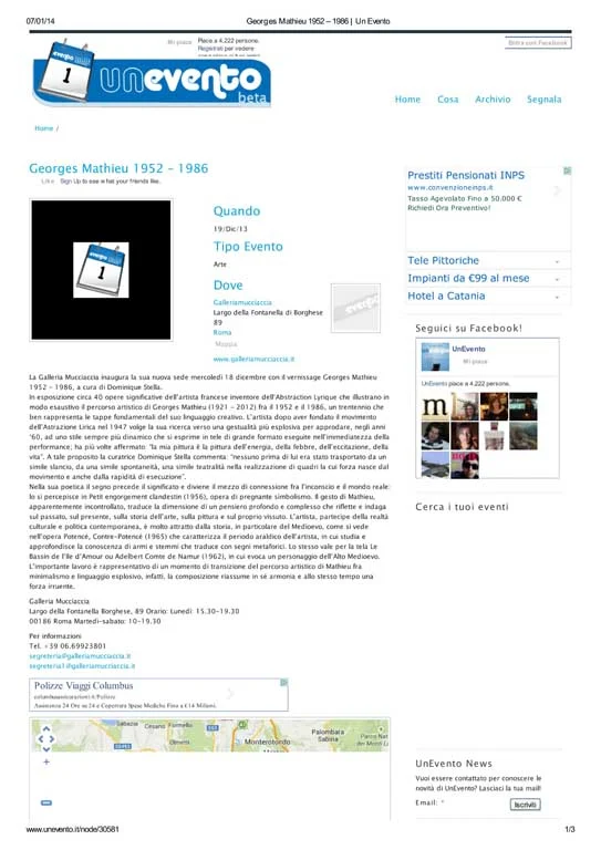 Press - Georges Mathieu | 1952