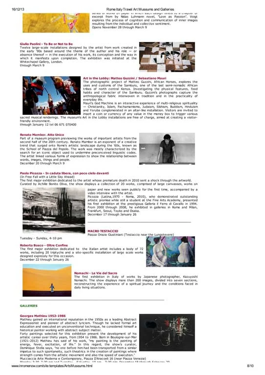 Press - Georges Mathieu | 1952