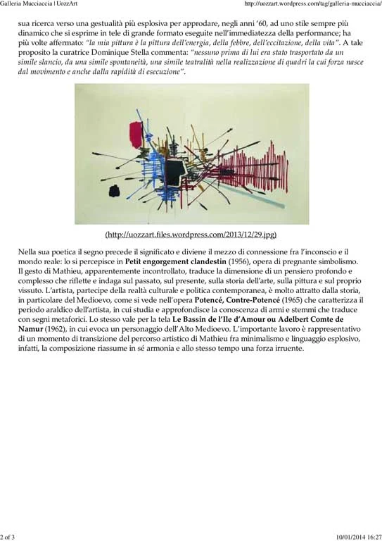 Press - Georges Mathieu | 1952