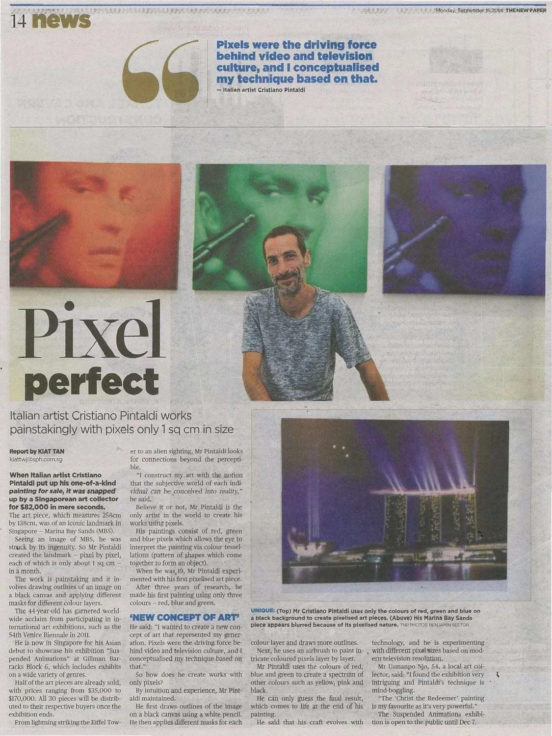 Press - Cristiano Pintaldi | Media Coverage