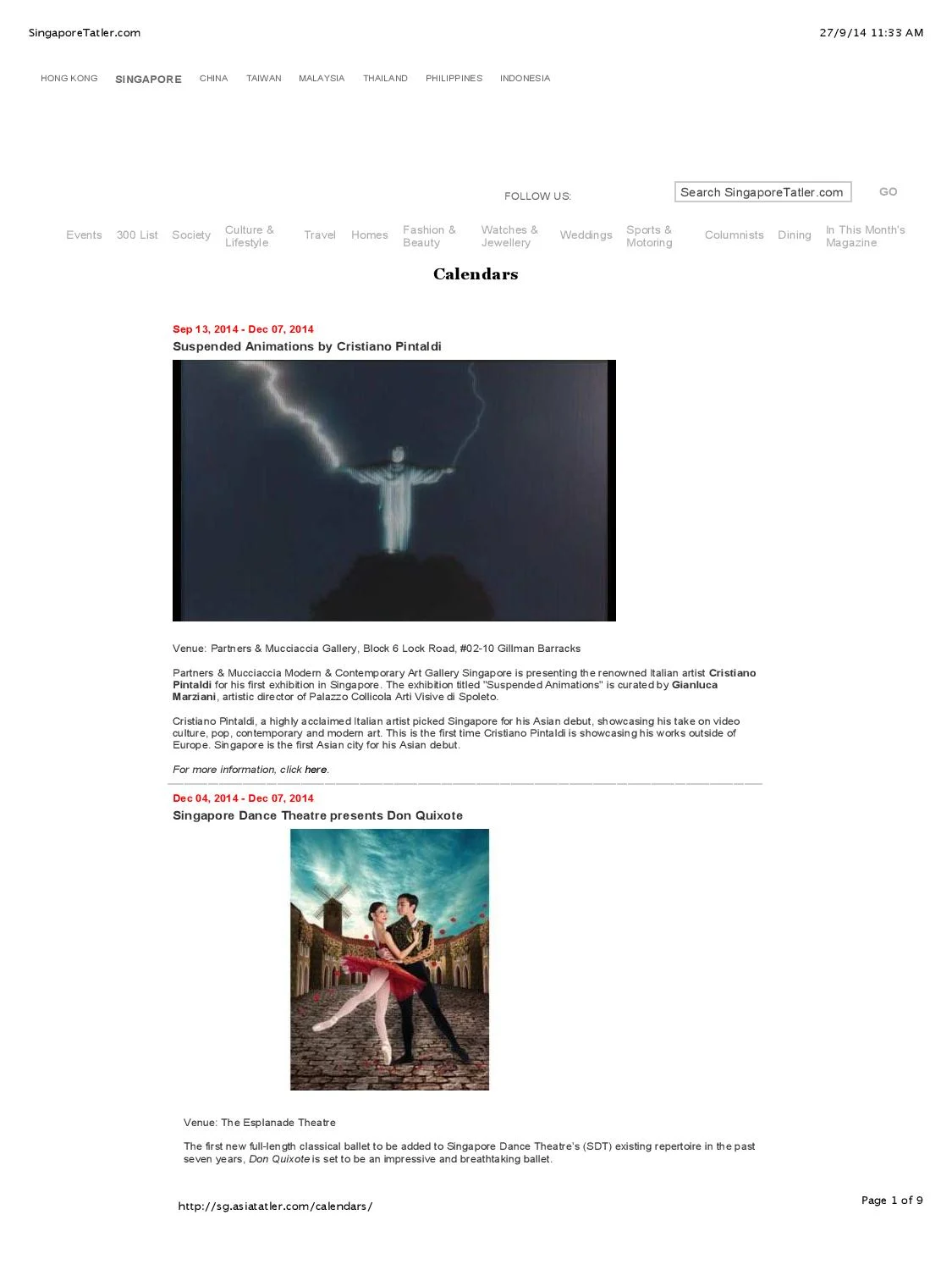 Press - Cristiano Pintaldi | Media Coverage