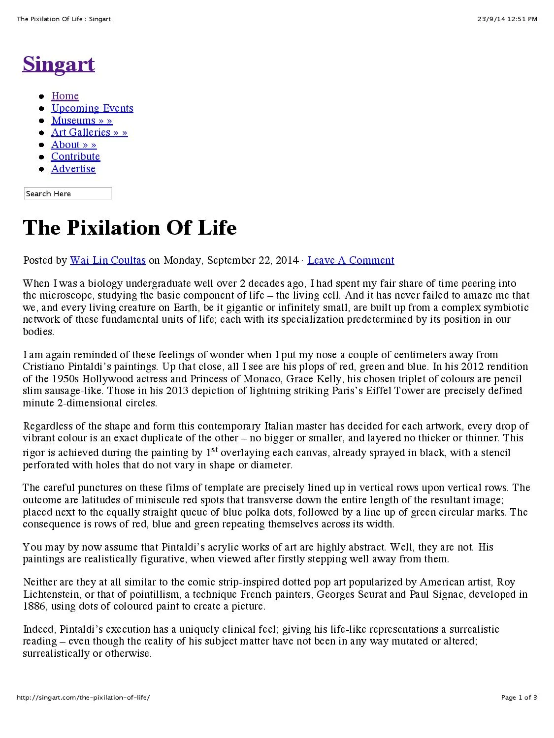 Press - Cristiano Pintaldi | Media Coverage