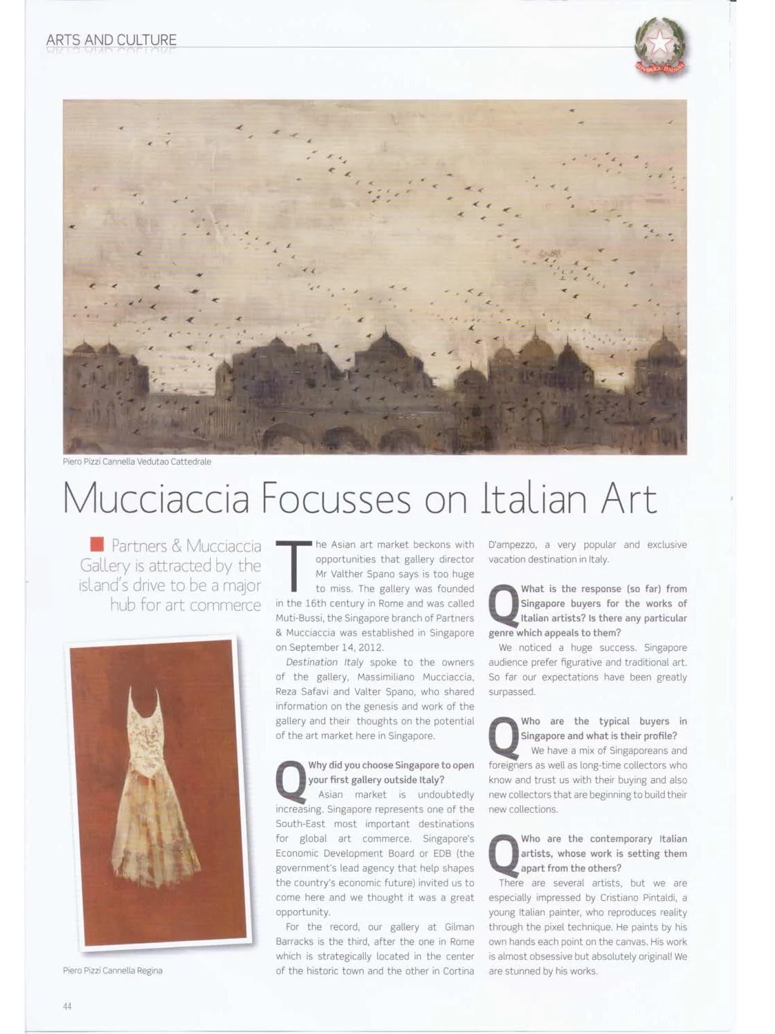 Press - Piero Pizzi Cannella | Media Coverage