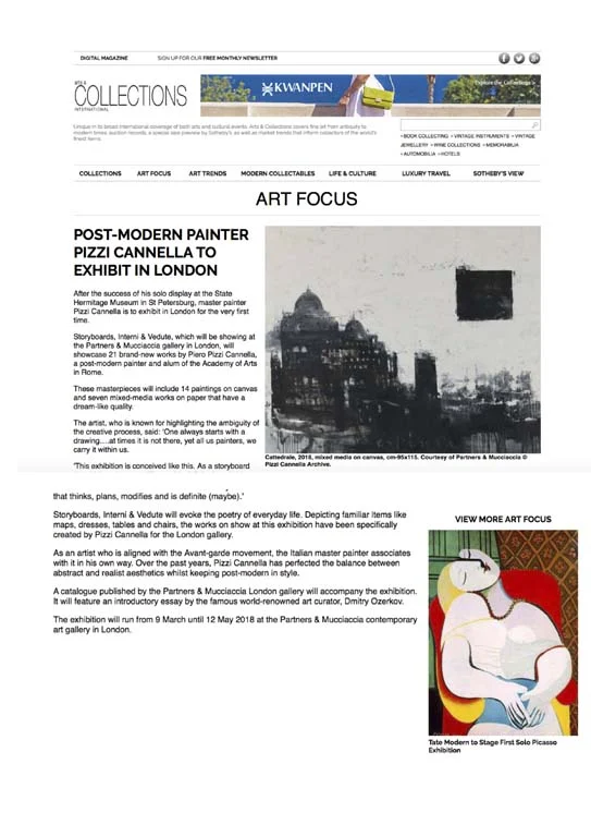 PIZZI CANNELLA Storyboards | Interni & Vedute - PRESS