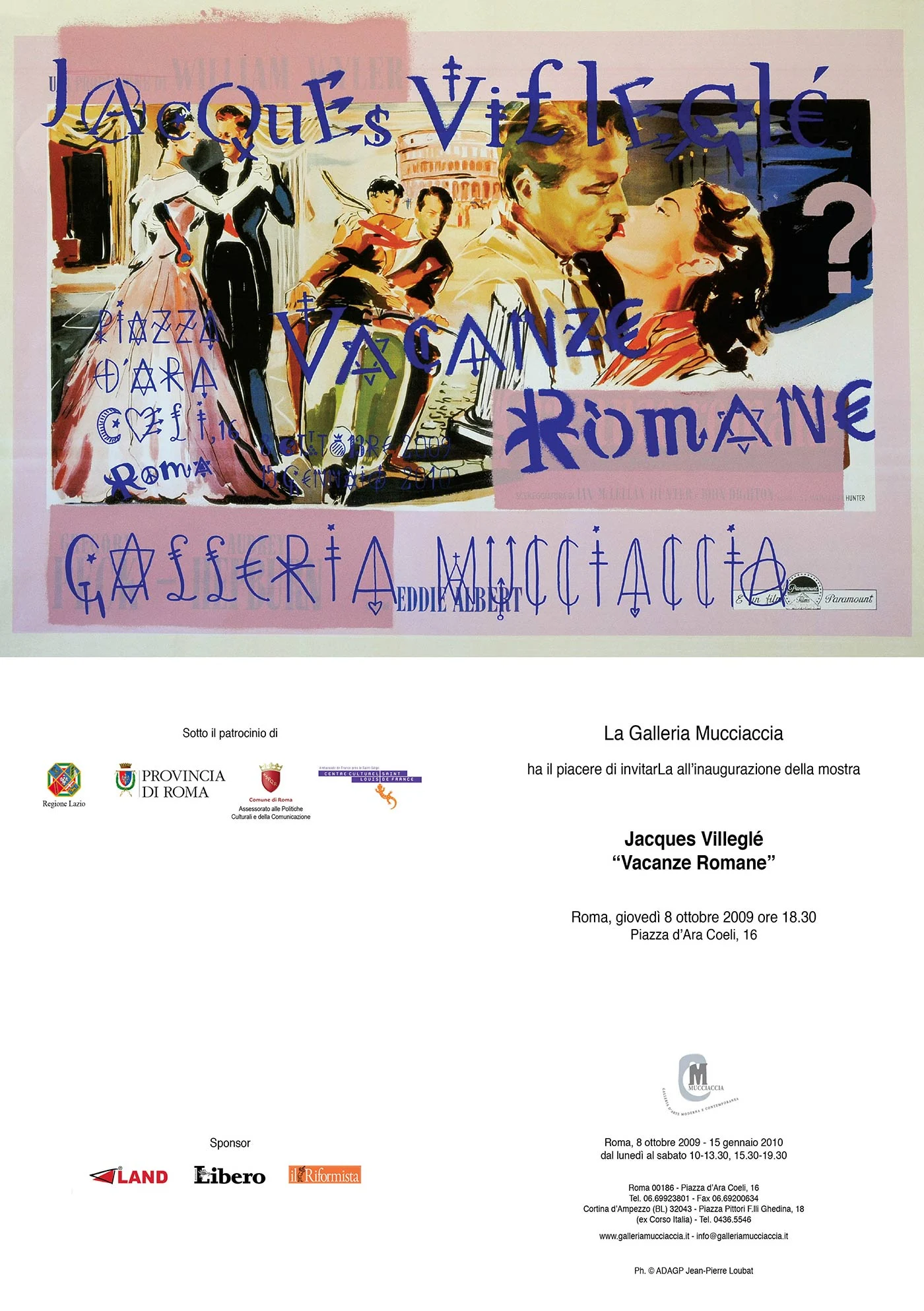 Jacques Villeglé. Vacanze Romane