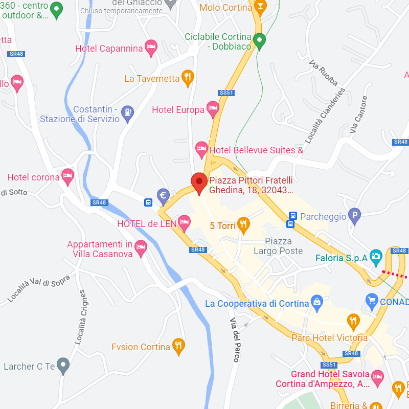 Map Galleria Mucciaccia Cortina (Google Map)