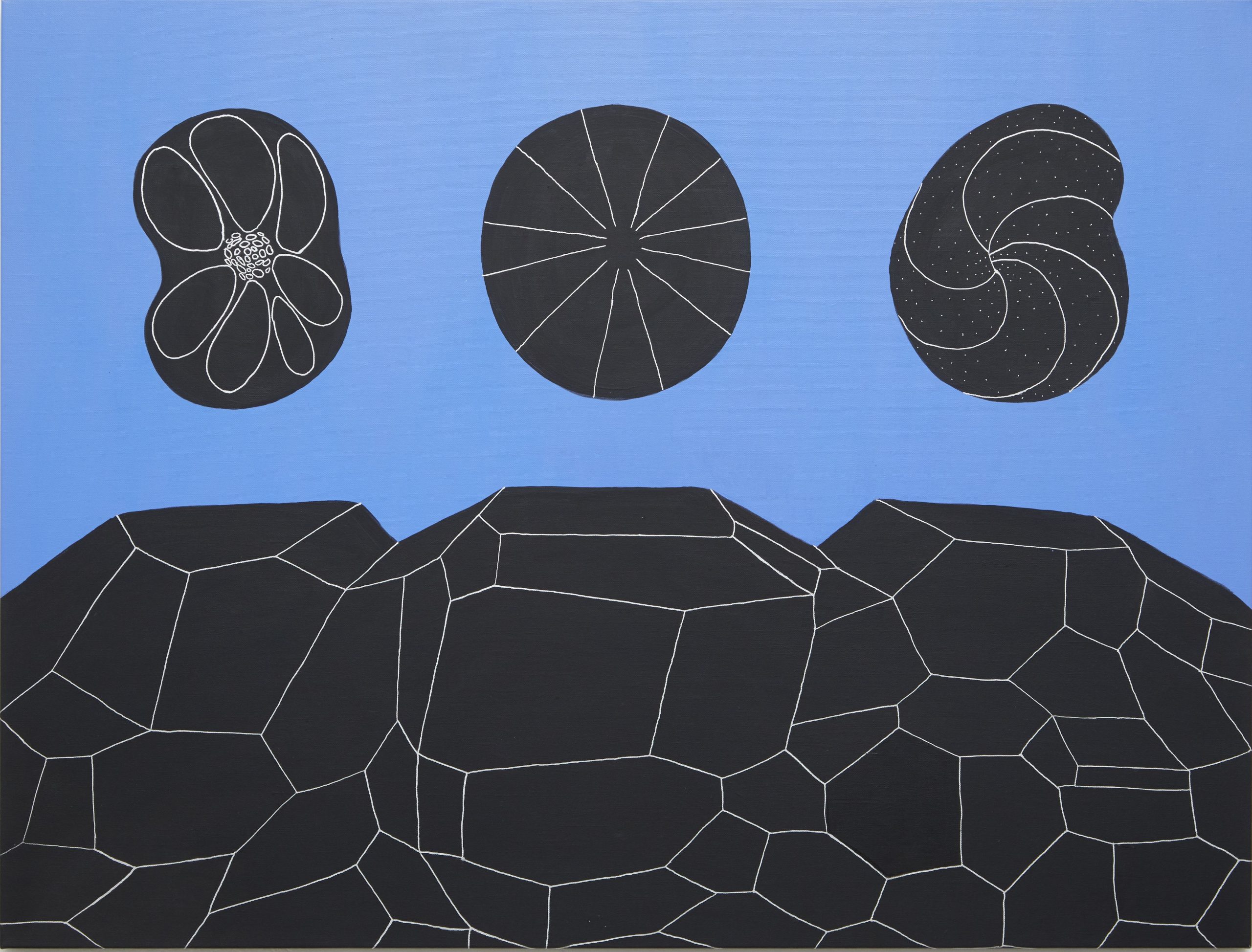 2019_Andreco_TreSoli_ph-SimonDExea_ritagliato-scaled Andreco, Tre Soli, 2019, acrilico su tela, 103x78 cm