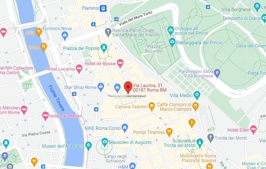 Map Galleria Mucciaccia Rome (Google Map)