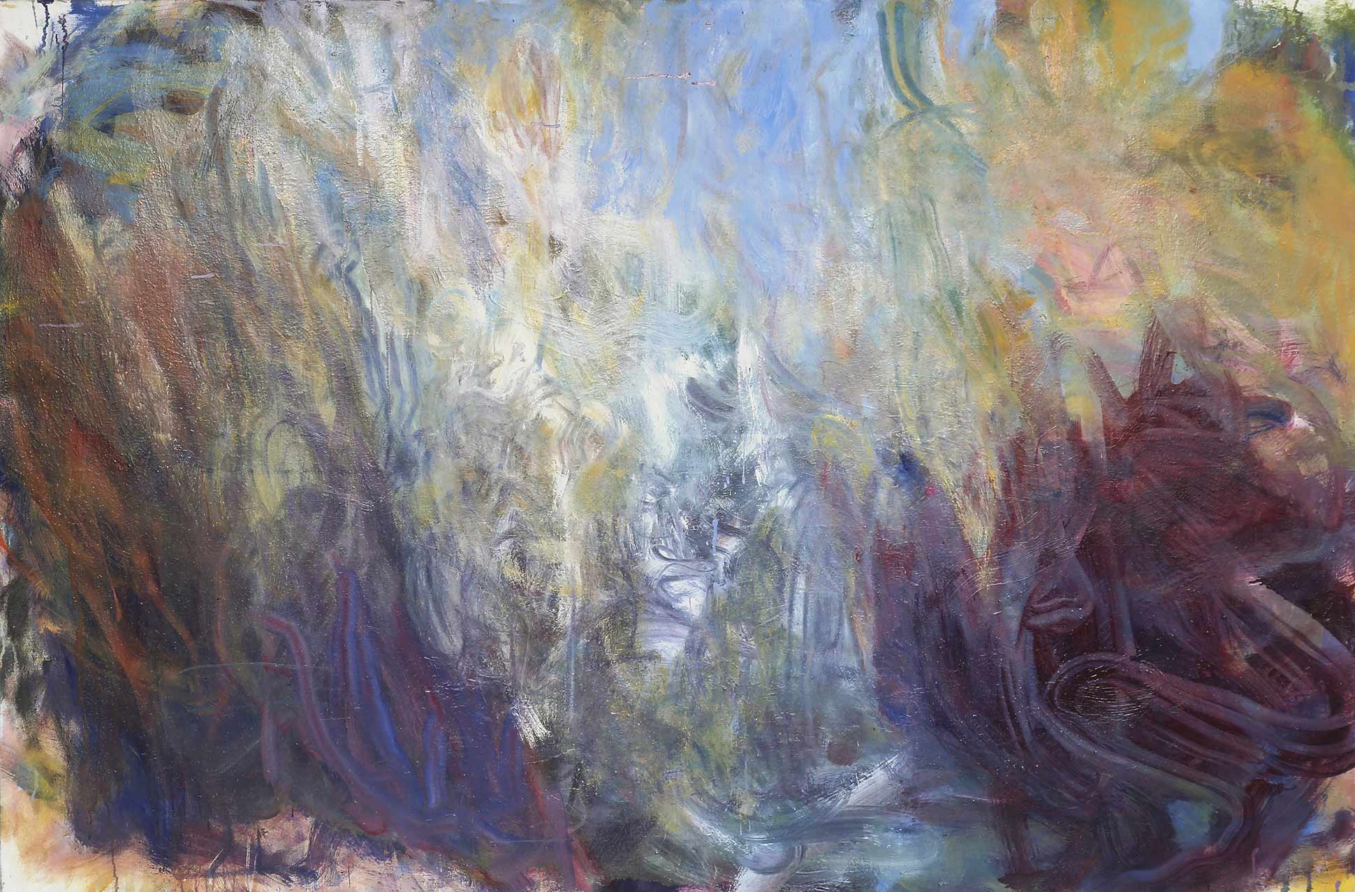 Frank Holliday, Sky Lark, 2013, Oil on canvas, 183 x 123 cm<br />
