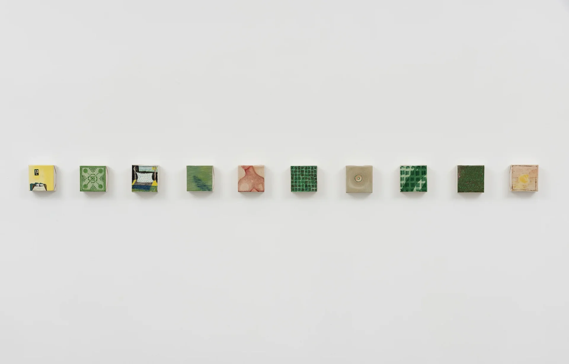 Rita_F_Azulejos_2025_ Gouache, soft pastels, charcoal, oil bars, linen cuttings, paper cuttings, marble dust, hair, oil and varnish on canvasjpg