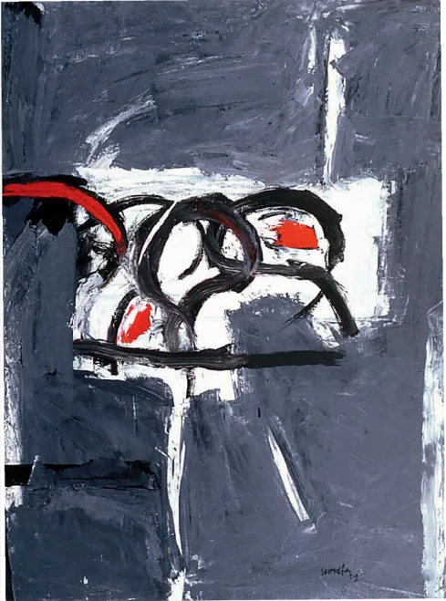 bulerias ii scordia bassa Bulerias II, 1959<br />
Olio su tela<br />
130 x 87 cm<br />
